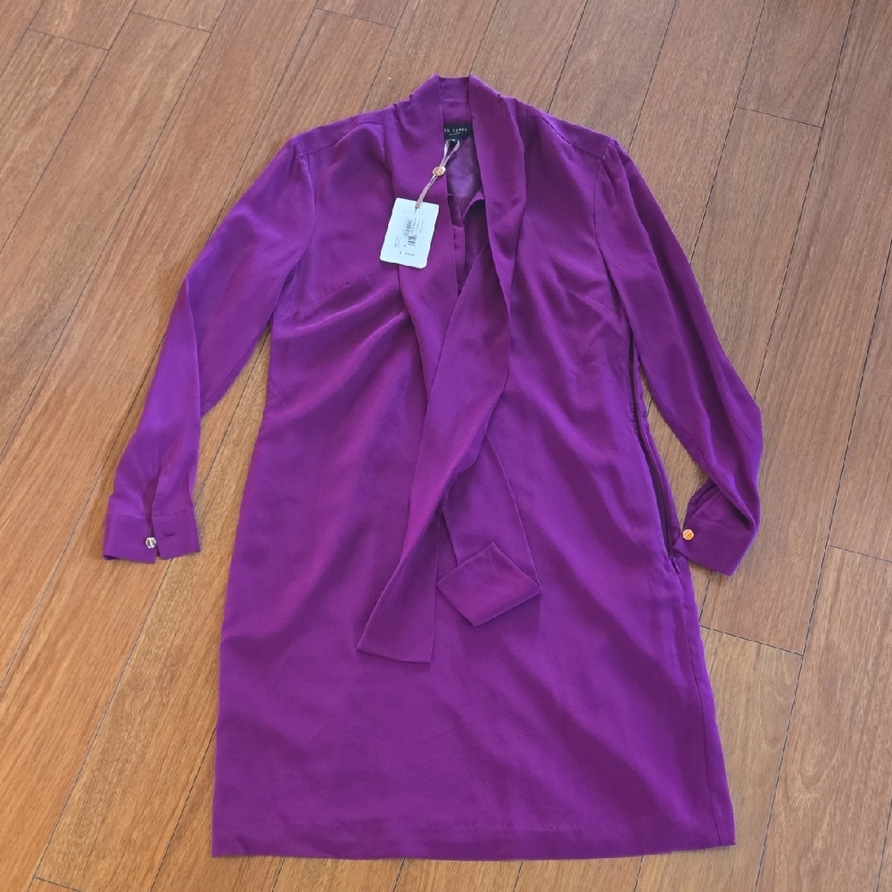 Ted Baker Bow Purple Dress
